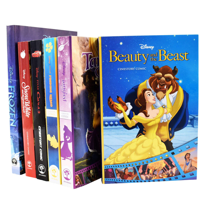 Disney Cinestory Comic Collection 6 Books Set - Ages 5-7 - Paperback 5-7 Joe Books