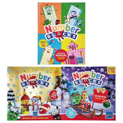 Numberblocks Annual 2023, Christmas Sticker Activity/Fun 3 Books Collection Set - Ages 3+ - Paperback/Hardback 0-5 Sweet Cherry Publishing