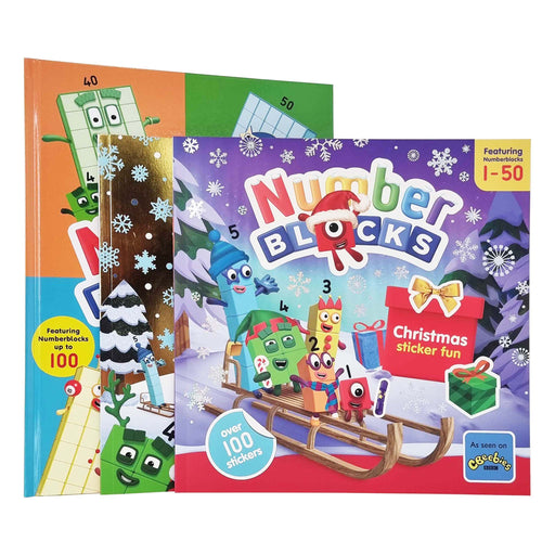 Numberblocks Annual 2023, Christmas Sticker Activity/Fun 3 Books Collection Set - Ages 3+ - Paperback/Hardback 0-5 Sweet Cherry Publishing
