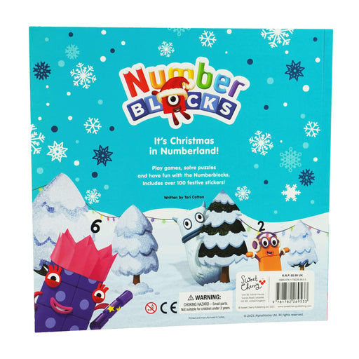Number Blocks Christmas Sticker Activity Book By Sweet Cherry Publishing - Ages 0-5 - Paperback 0-5 Sweet Cherry Publishing