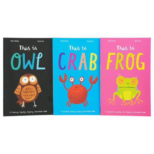 Jacqi Lee 3 Books Collection Set (This Is Crab, This Is Frog & This is Owl) - Ages 0-5 - Paperback 0-5 Little Tiger