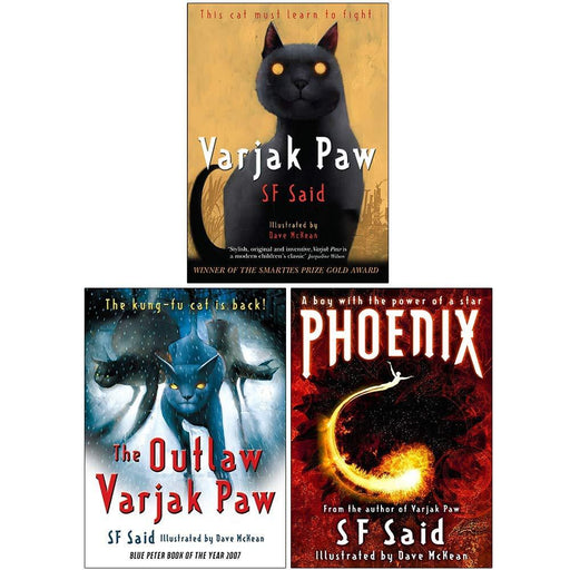 SF Said Collection 3 Books Set (Varjak Paw, Phoenix & The Outlaw Varjak Paw) - Young Adult - Paperback Young Adult Corgi