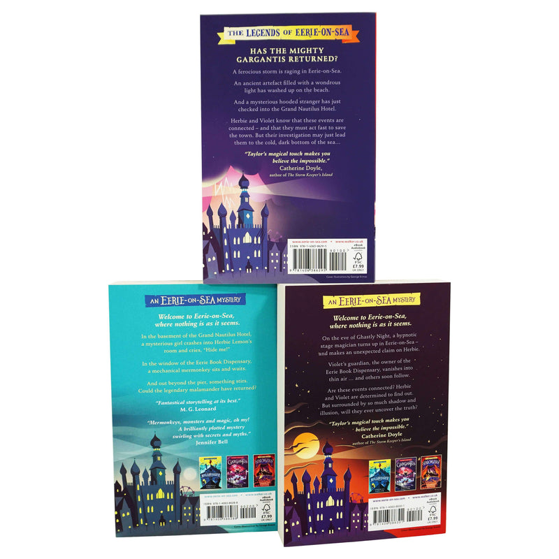 An Eerie-on-Sea Mystery Series 3 Books Set By Thomas Taylor - Ages 9-14 - Paperback 9-14 Walker