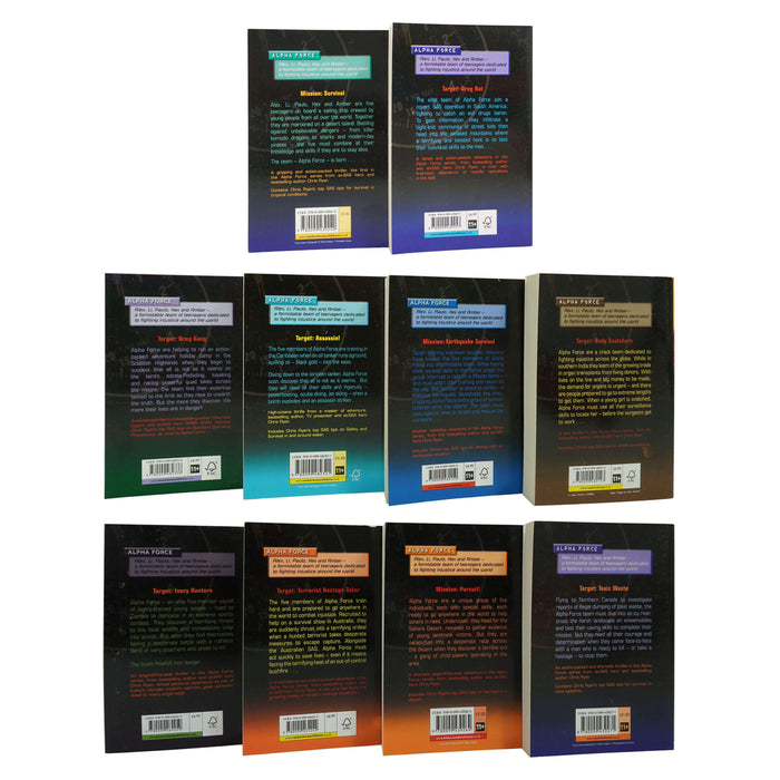 Alpha Force 10 Books Collection Set by Chris Ryan - Young Adult - Paperback 9-14 Red Fox