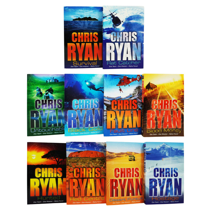 Alpha Force 10 Books Collection Set by Chris Ryan - Young Adult - Paperback 9-14 Red Fox
