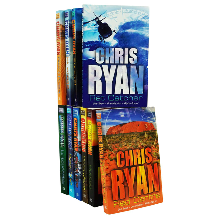 Alpha Force 10 Books Collection Set by Chris Ryan - Young Adult - Paperback 9-14 Red Fox