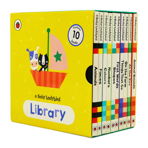 A Baby Ladybird Library Children's 10 Books Collection Set - Ages 0-5 - Board Book 0-5 Ladybird Books