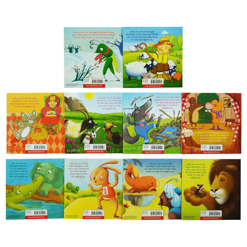 Read With Me - Bedtime Stories Box Set 10 Picture Books - Ages 2+ - Paperback 0-5 Miles Kelly Publishing