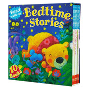 Read With Me - Bedtime Stories Box Set 10 Picture Books - Ages 2+ - Paperback 0-5 Miles Kelly Publishing