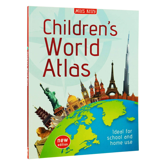 Children's World Atlas Book By Malcolm Watson - Ages 5-7 - Paperback 5-7 Miles Kelly