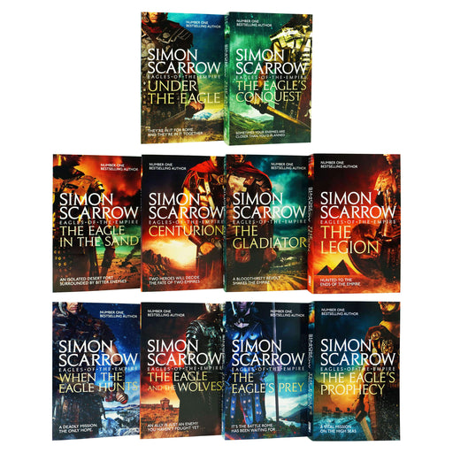 Eagles of the Empire Series 10 Books Collection Box Set by Simon Scarrow - Young Adult - Paperback Young Adult Headline