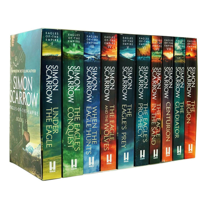 Eagles of the Empire Series 10 Books Collection Box Set by Simon Scarrow - Young Adult - Paperback Young Adult Headline