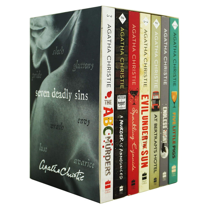Seven Deadly Sins 7 Books Box Set Collection by Agatha Christie - Adult - Paperback Adult HarperCollins Publishers
