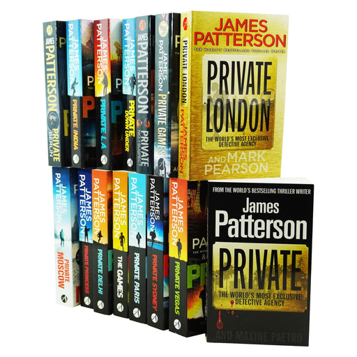 James Patterson Private Series 1-15 Books Collection Set - Young Adult - Paperback Young Adult Arrow