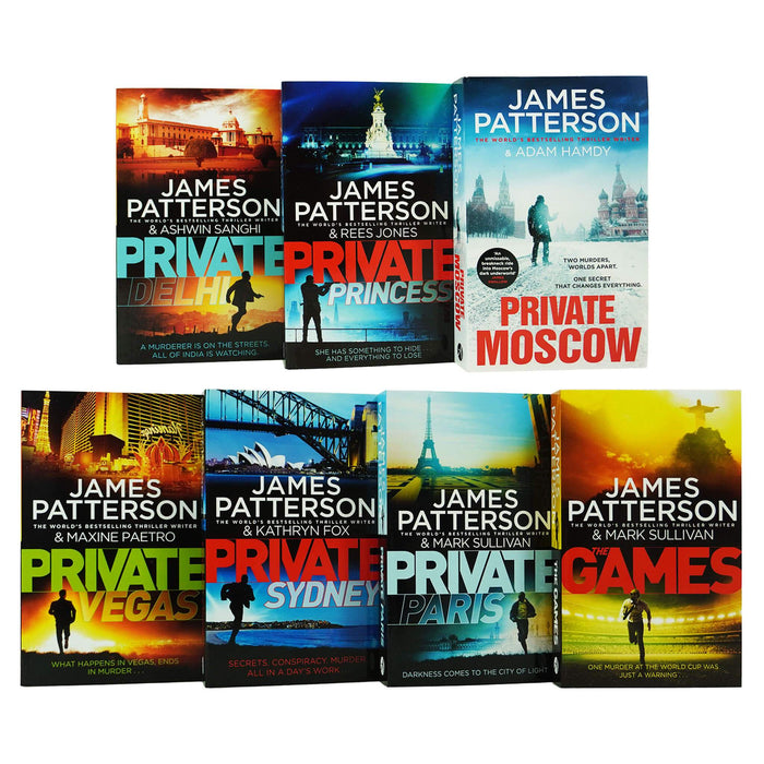 James Patterson Private Series 9 - 15 Collection 7 Books Set - Young Adult - Paperback Young Adult Arrow Books