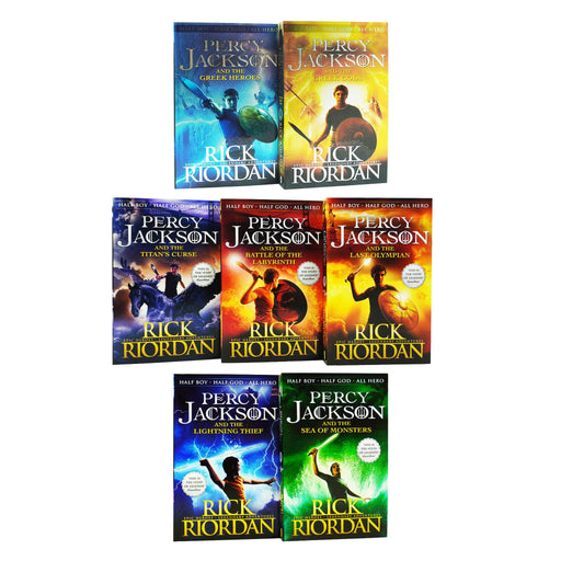 Percy Jackson Collection 7 Books Set By Rick Riordan - Ages 9+ - Paperback 9-14 Penguin