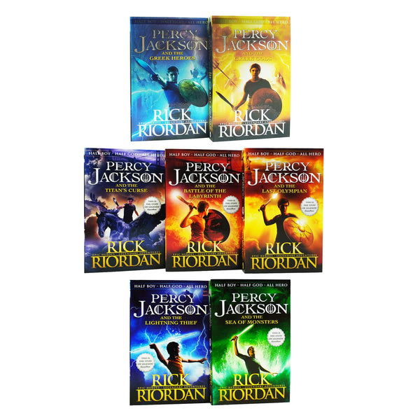  Percy Jackson Collection 7 Books Set (Lightning Thief