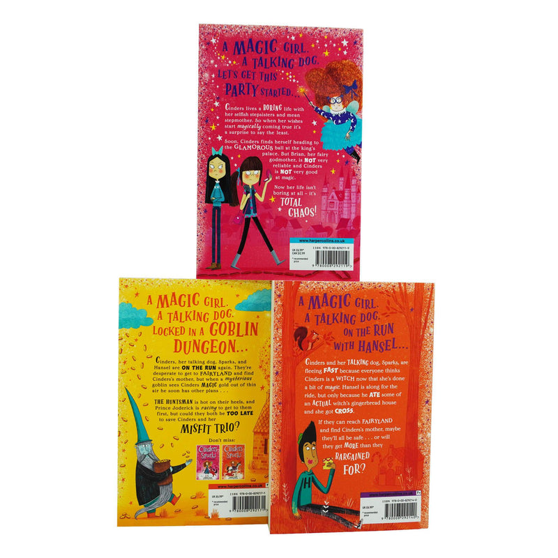 Cinders and Sparks Series 3 Books Collection By Lindsey Kelk - Ages 7-9 - Paperback 7-9 HarperCollins Publishers