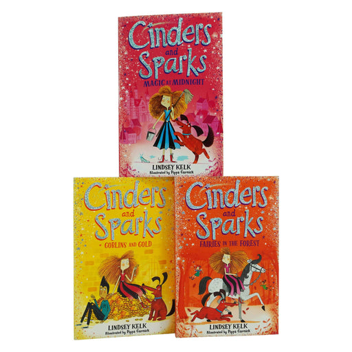 Cinders and Sparks Series 3 Books Collection By Lindsey Kelk - Ages 7-9 - Paperback 7-9 HarperCollins Publishers