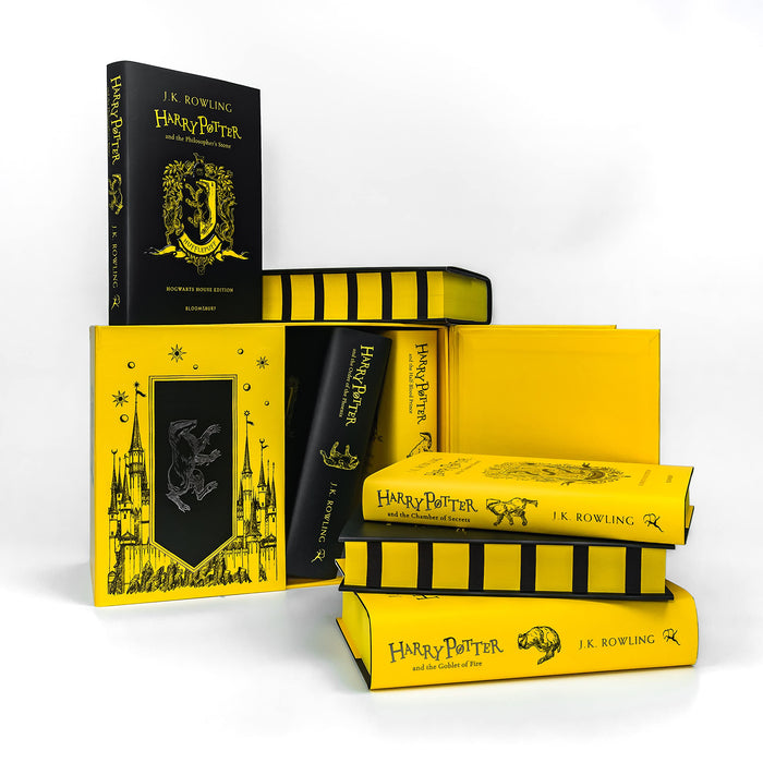 Harry Potter Hufflepuff House Editions 7 Books Collection Box Set By J.K. Rowling - Young Adult - Hardback Young Adult Bloomsbury