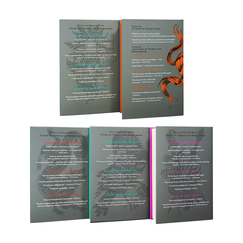 A Court of Thorns and Roses 5 Books Collection Set By Sarah J. Maas - Ages 17+ - Hardback Young Adult Bloomsbury Publishing