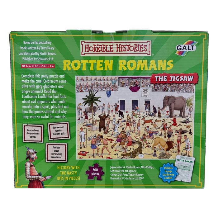 Galt Toys Horrible Histories Rotten Romans Jigsaw Puzzle - 300 Pieces - Ages 8+ 9-14 Horrible Histories