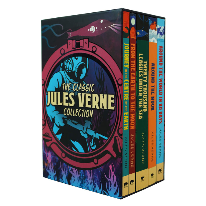 The Classic Jules Verne Collection 5 Books Box Set - Ages 14+ - Paperback Adult Arcturus Publishing