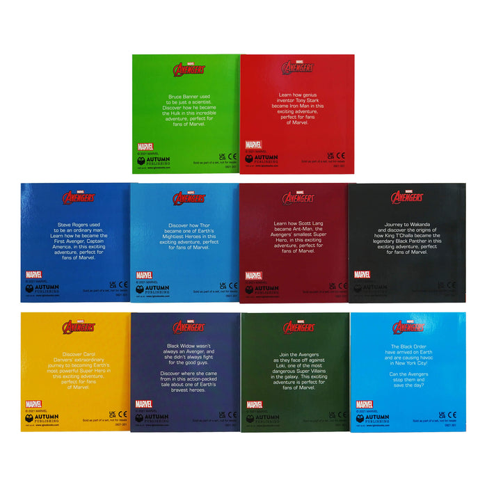 Marvel Avengers: Adventure Library 10 Books Collection Set - Ages 5-8 - Paperback 5-7 Autumn Publishing