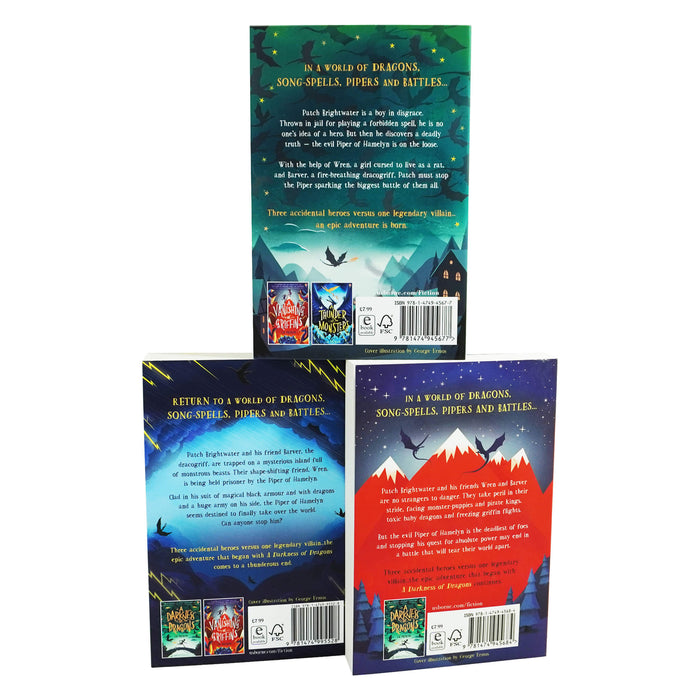 Songs of Magic 3 Books Collection Set By S.A Patrick - Ages 9-14 - Paperback 9-14 Usborne Publishing