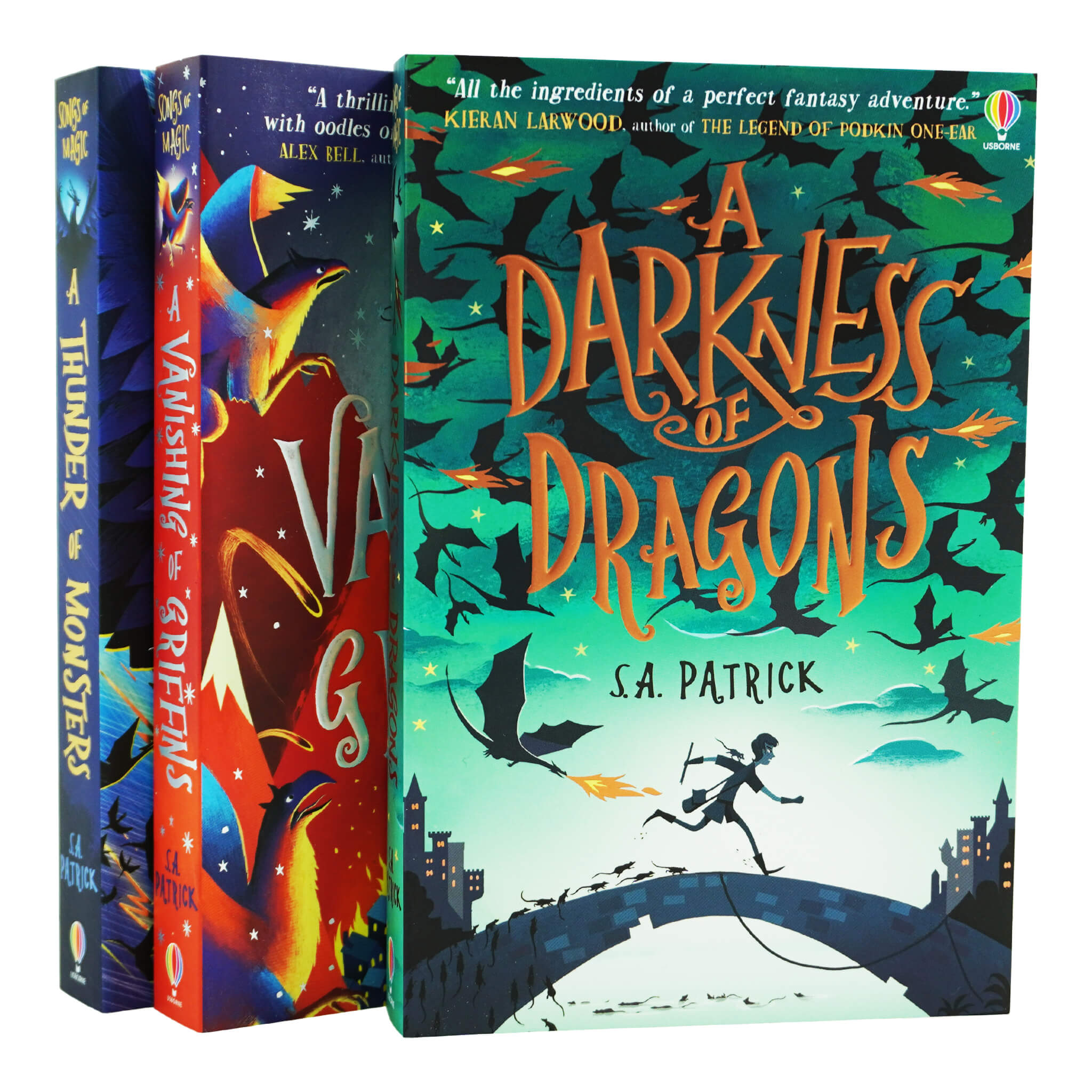 a thunder of monsters Songs of Magic Series By S.A Patrick 3 Books Collection Set - Ages 9-12