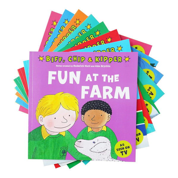 First Experiences with Biff, Chip & Kipper 8 Books Collection By