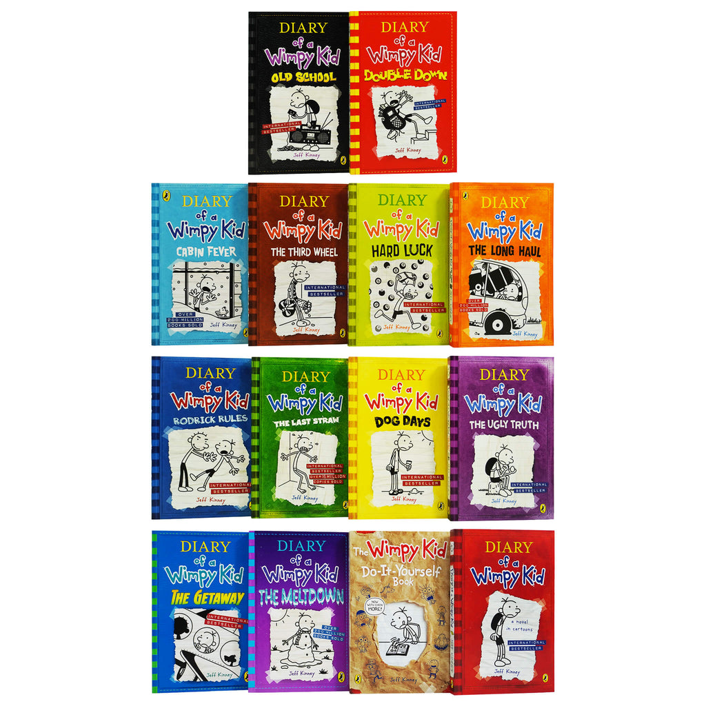 Diary of a Wimpy Kid 1 to 14 Boxset (Book 1-13 + DIY Book) Jeff Kinney  PAPERBACK 9781419751660
