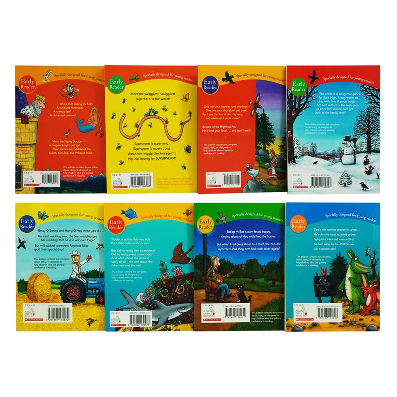 Julia Donaldson and Axel Scheffler Early Readers 8 Books Collection Set - Ages 4+ - Paperback 5-7 Alison Green Books
