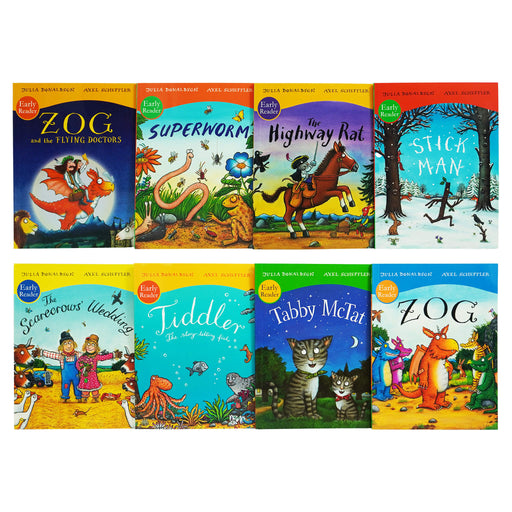 Julia Donaldson and Axel Scheffler Early Readers 8 Books Collection Set - Ages 4+ - Paperback 5-7 Alison Green Books