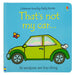 That's not my car... Book By Fiona Watt - Ages 2+ - Board Book 0-5 Usborne Publishing