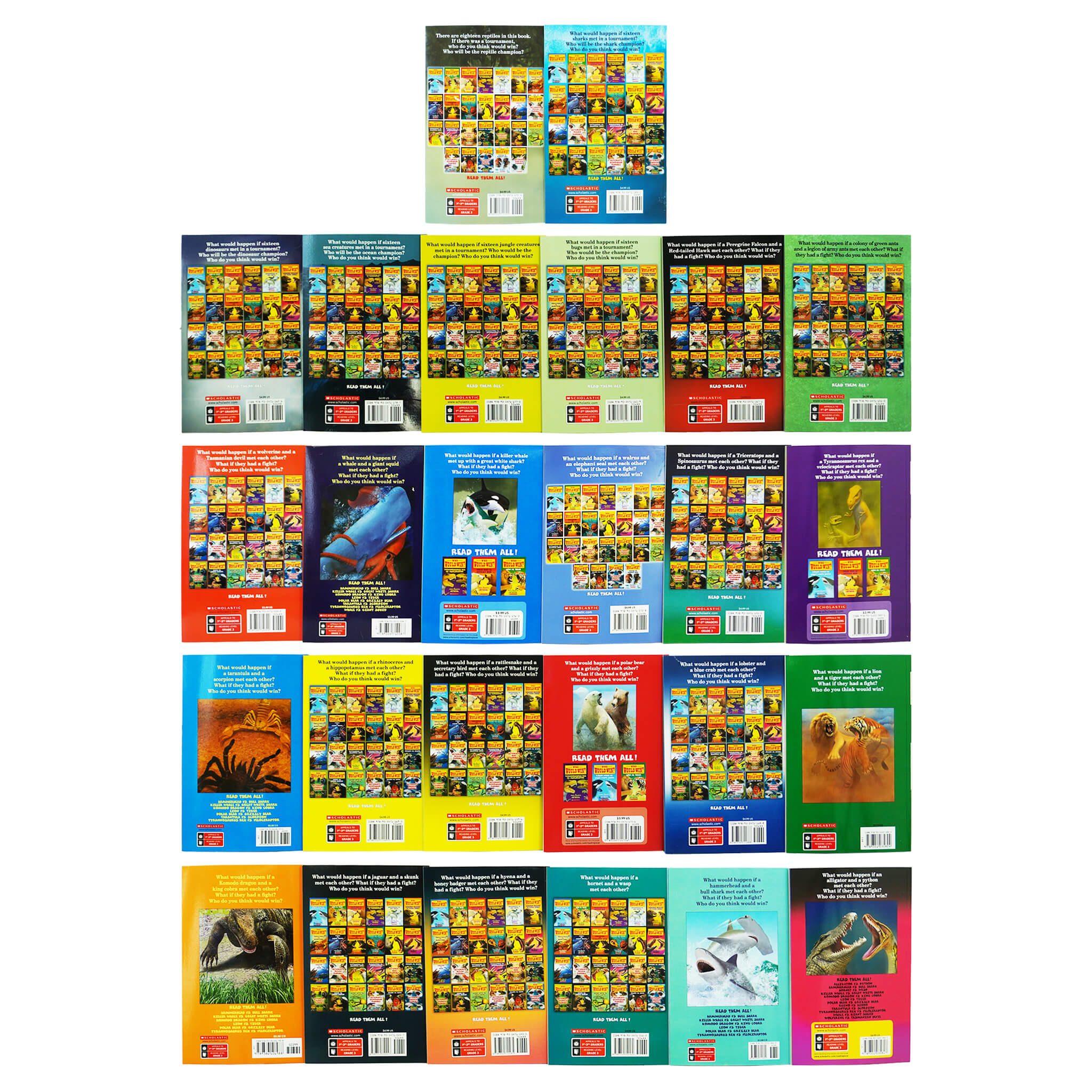 Who Would Win? Complete Series 26 Books Set By Jerry Pallotta - Ages 7 ...