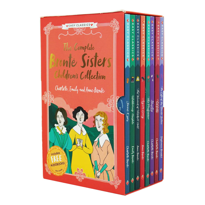 The Complete Bronte Sisters 8 Books Children's Collection Set (Easy Classics) By Stephanie Baudet - Ages 7-11 - Paperback 7-9 Sweet Cherry Publishing