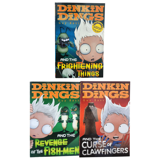 Dinkin Dings 3 Books Collection Set By Guy Bass - Ages 9-14 - Paperback 9-14 Stripes