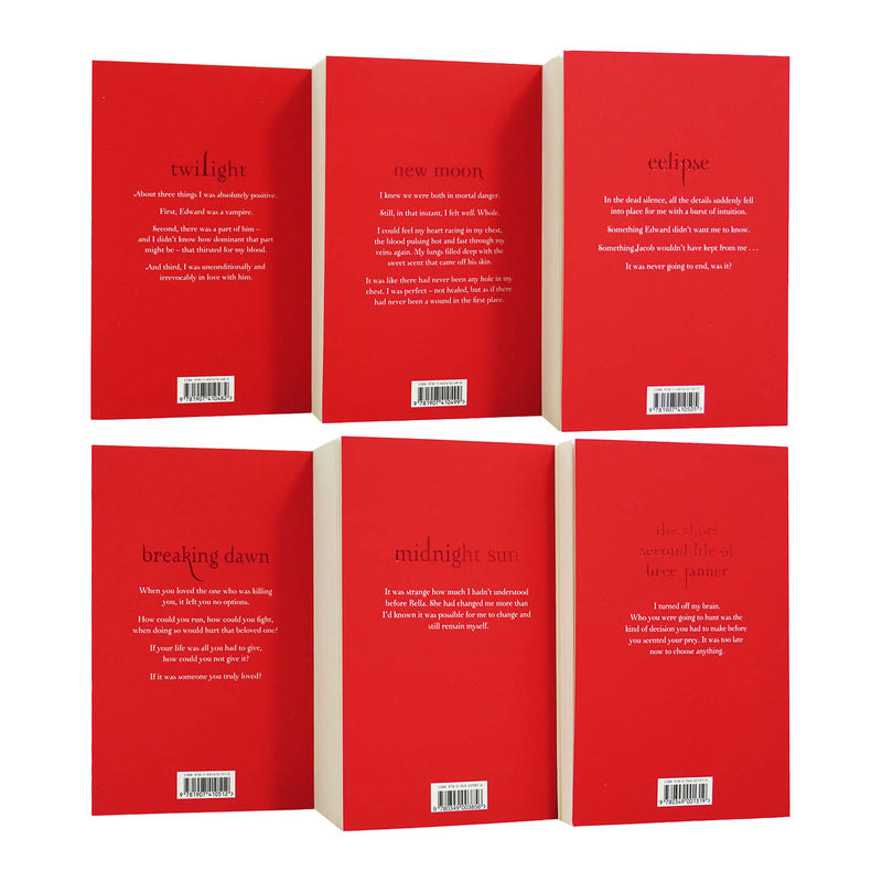The Twilight Saga 6 Books Set By Stephenie Meyer - Young Adult - Paperback Young Adult Atom Books