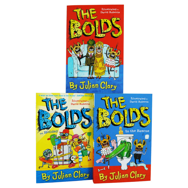 The Bolds Series Collection 3 Books Set By Julian Clary - Age 7-9 - Paperback 7-9 Andersen