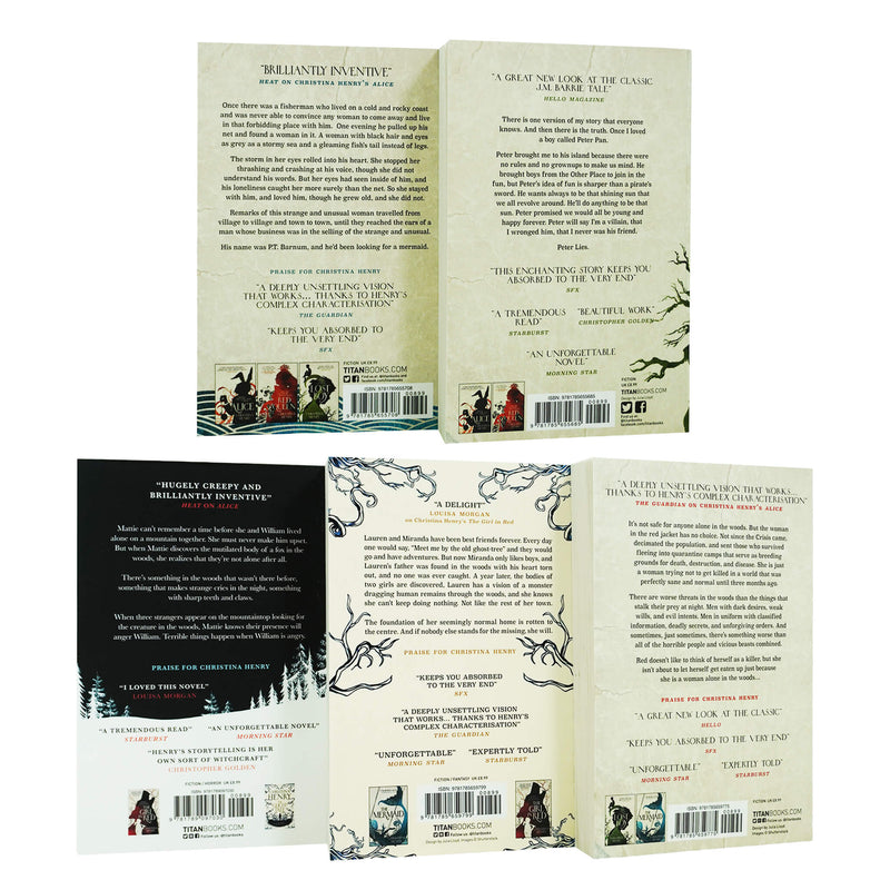 Christina Henry Chronicles of Alice 5 Books Collection Set - Young Adult - Paperback Young Adult Titan Books