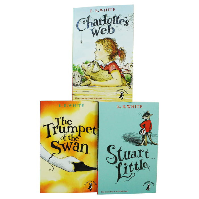 E. B. White Collection 3 Books Set - Ages 6-11 - Paperback 7-9 Puffin
