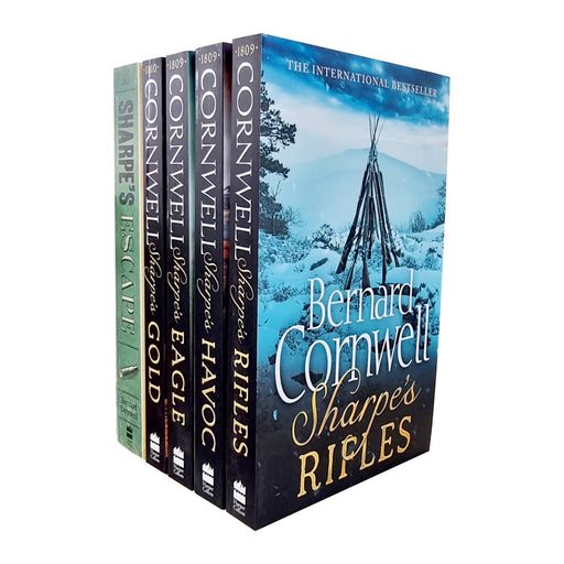Bernard Cornwell The Sharpe Series 5 Books Collection Set (6-10) - Adult - Paperback Adult HarperCollins Publishers