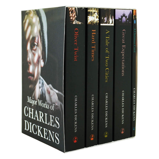Major Works of Charles Dickens 5 Books Box Set Collection - Adult - Paperback Adult Classic Editions