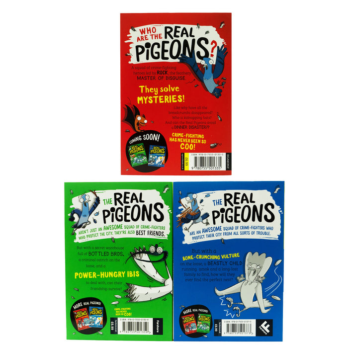 Real Pigeons Series Children Collection 3 Books Set By Andrew McDonald - Ages 6-10 - Paperback 7-9 Egmont Publishing