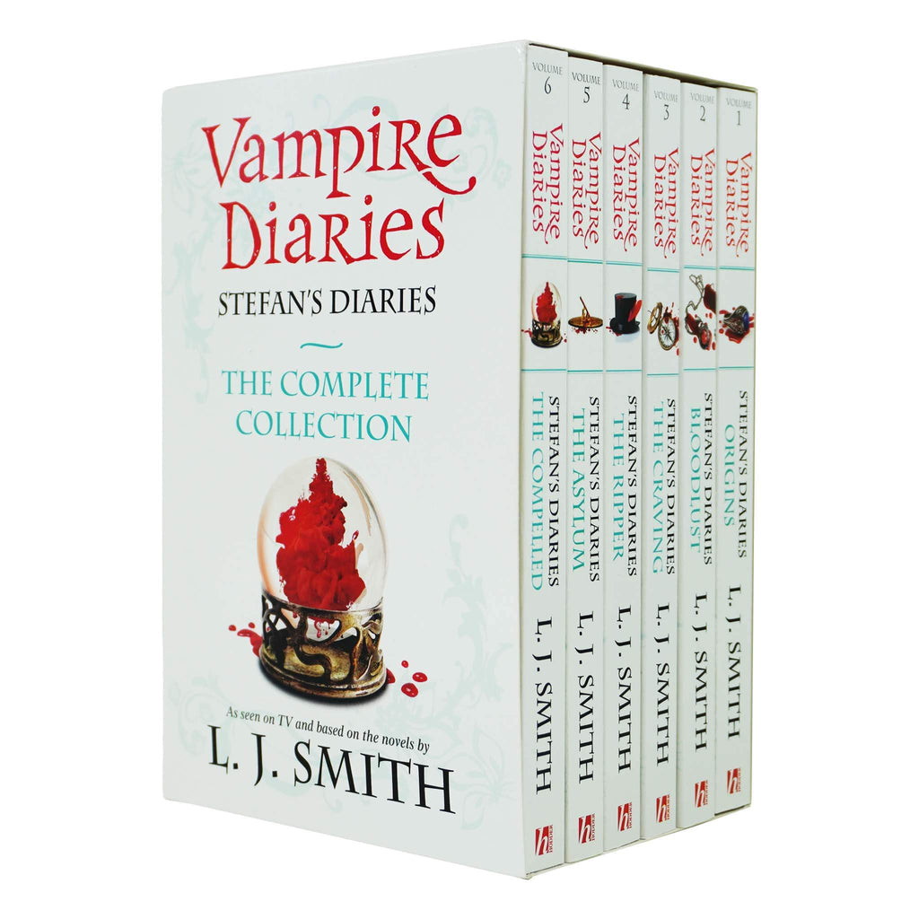 Coleção BOX de 6 livros THE VAMPIRE DIARIES Diários do Vampiro (CV1166)