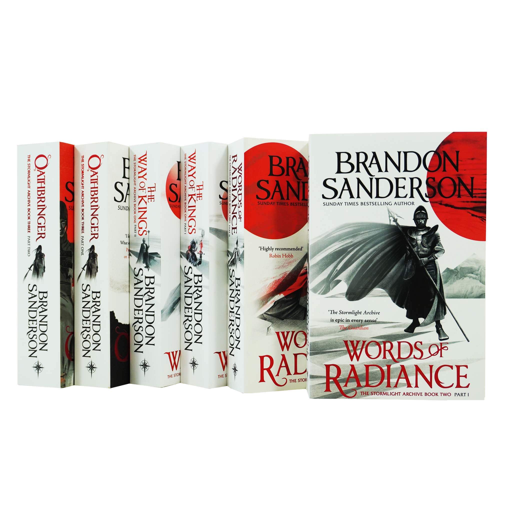 The Stormlight Archive by Brandon Sanderson 6 Books Collection Set