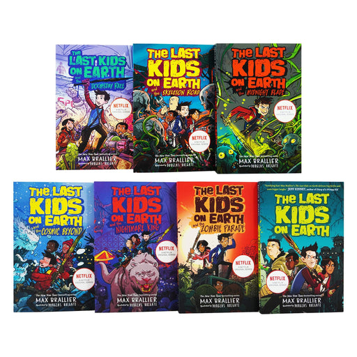 The Last Kids On Earth Series Books 1 - 7 Collection Set By Max Brallier - Ages 8-12 - Paperback 9-14 Dean