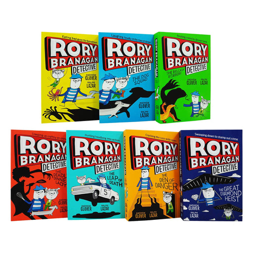Rory Branagan Detective Series Books 1 - 7 Collection Set by Andrew Clover - Ages 8+ - Paperback 9-14 HarperCollins Publishers