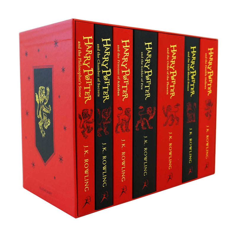 Harry Potter: Hogwarts House Editions - Gryffindor 7 Books Box Set by J.K. Rowling - Ages 9+ - Paperback 9-14 Bloomsbury Publishing PLC